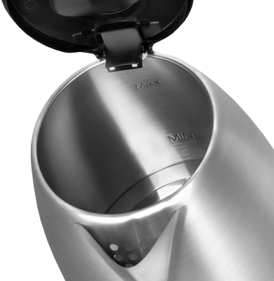 Чайник электрический Kitfort КТ-6654 1.7л. 1800Вт нержавеющая сталь/черный корпус: нерж.сталь/пластик