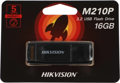 Флеш Диск Hikvision 16GB M210P Hiksemi HS-USB-M210P/16G/U3 USB3.0 черный