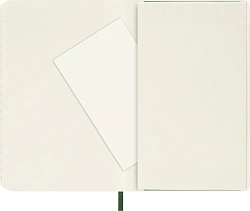 Блокнот Moleskine CLASSIC SOFT QP611K15 Pocket 90x140мм 192стр. линейка мягкая обложка зеленый