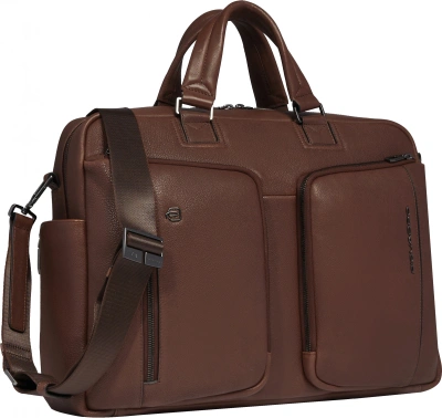 Деловая сумка Piquadro Cronus CA6025S134/M с отделением для ноутбука коричневый натур.кожа