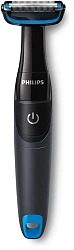 Триммер Philips Series 1000 BG1024/16 черный/голубой (насадок в компл:1шт)