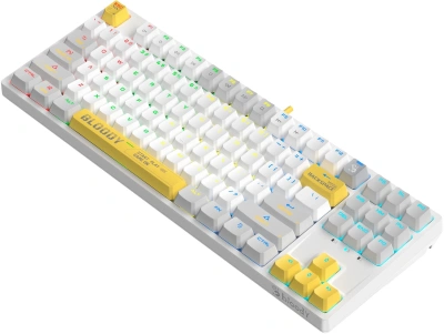 Клавиатура A4Tech Bloody S87 Energy механическая белый USB for gamer LED (S87 USB ENERGY WHITE)