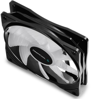 Вентилятор для корпуса Deepcool CF 120 ARGB 120х120x25 черный 4-pin 27дБ (DP-FA-RGB-CF120-1) Ret