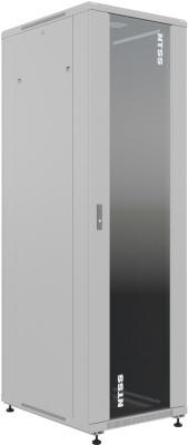 Шкаф серверный NTSS Премиум (NTSS-R22U6080GS) напольный 22U 600x800мм пер.дв.стекл металл 900кг серый 710мм 54.1кг 1102мм IP20 сталь