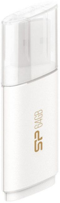 Флеш Диск Silicon Power 64Gb Blaze B06 SP064GBUF3B06V1W USB3.0 белый