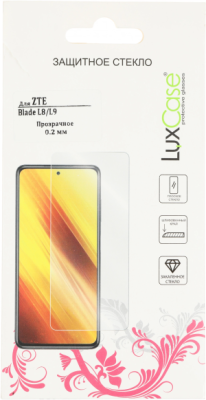 Защитное стекло для экрана LuxCase прозрачный для ZTE Blade L8/L9 прозрачная 1шт. (83244)