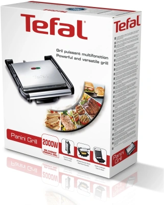 Электрогриль Tefal GC241D38 2000Вт черный/серебристый
