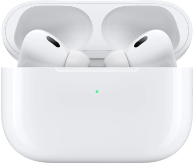 Гарнитура внутриканальные Apple AirPods Pro 2 2023 USB-C A3047/A3048/A2968 белый беспроводные bluetooth в ушной раковине (MTJV3LL/A)