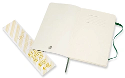 Блокнот Moleskine CLASSIC SOFT QP616K15 Large 130х210мм 192стр. линейка мягкая обложка зеленый