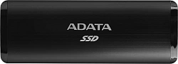 Накопитель SSD A-Data USB-C 256GB ASE760-256GU32G2-CBK SE760 черный