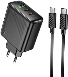 Сетевое зар./устр. Hoco CS26A Article 45W 3A (PD+QC) универсальное черный (PD45W)