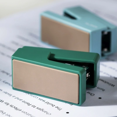 Степлер Deli NS083GREEN Nusign 24/6 26/6 (12листов) зеленый 40скоб блистер