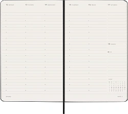 Еженедельник Moleskine PRO VERTICAL Large 130х210мм 168стр. черный
