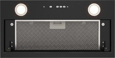 Вытяжка встраиваемая Elikor Cube 60П-1000 черный управление: кнопочное (1 мотор)