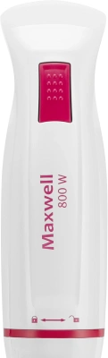 Блендер погружной Maxwell MW-1172 800Вт белый