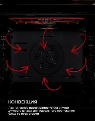 Духовой шкаф Электрический Lex EDP 671 WH MAX белый