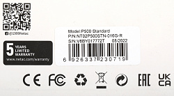 Флеш карта microSDHC 16GB Netac NT02P500STN-016G-R P500 + adapter