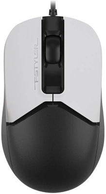 Мышь A4Tech Fstyler FM12 Panda белый/черный оптическая 1200dpi USB 3but