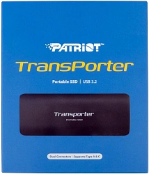 Накопитель SSD Patriot USB-C 512GB PTP512GPEC Transporter черный