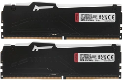 Память DDR5 2x32GB 6000MHz Kingston KF560C30BBEAK2-64 Fury Beast RGB RTL Gaming PC5-48000 CL30 DIMM 288-pin 1.4В kit single rank с радиатором Ret