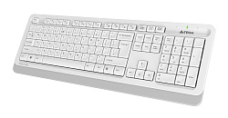 Клавиатура + мышь A4Tech Fstyler FG1010S клав:белый/серый мышь:белый/серый USB беспроводная Multimedia (FG1010S WHITE)