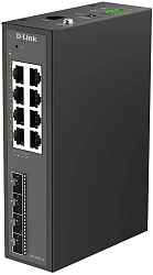 Коммутатор D-Link DIS-210G-12/A1A 8x1Гбит/с 4SFP управляемый