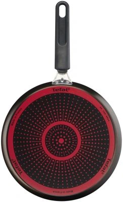 Сковорода блинная Tefal Easy Plus Э 04237522 круглая 22см ручка несъемная (без крышки) черный (9100054098)