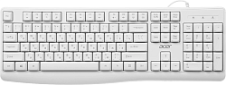 Клавиатура Acer OKW301 белый USB Multimedia для ноутбука (ZL.KBDCC.01B)
