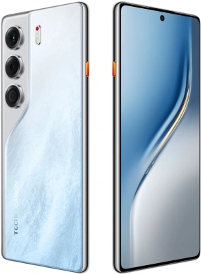 Смартфон Tecno Camon 40 256Gb 8Gb белый моноблок 3G 4G 2Sim 6.78" 1080x2436 Android 15 50Mpix 802.11 a/b/g/n/ac NFC GPS GSM900/1800 GSM1900 Protect FM microSD max1024Gb