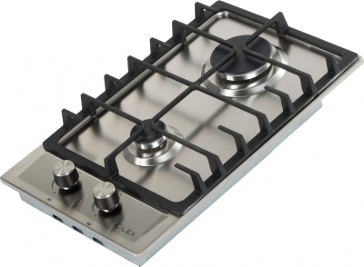 Газовая варочная поверхность Lex GVS 321 IX нержавеющая сталь