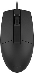 Мышь A4Tech OP-335S черный оптическая 1200dpi silent USB 3but