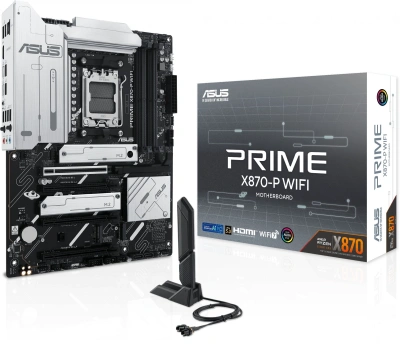 Материнская плата Asus PRIME X870-P WIFI SocketAM5 AMD X870 4xDDR5 ATX AC`97 8ch(7.1) 2.5Gg RAID+HDMI