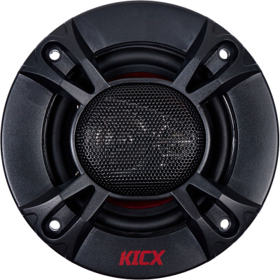 Колонки автомобильные Kicx SP 100 60Вт 89дБ 4Ом 10см (4дюйм) (ком.:2кол.) коаксиальные трехполосные