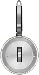 Ковш Rondell Brando RDS-1803 1.3л. d=16см (с крышкой) стальной