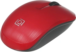 Мышь Оклик 525MW черный/красный оптическая 1000dpi беспров. USB для ноутбука 3but (1090720)
