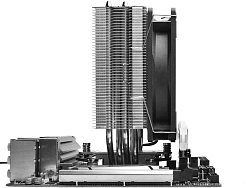 Устройство охлаждения(кулер) ID-Cooling SE-224K-I Soc-1200/1700/1851 серебристый/черный 4-pin 16-29dB Al+Cu 220W 650gr Bulk (SE-224K-I BULK)