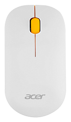 Мышь Acer OMR200 белый/желтый оптическая 1200dpi беспров. USB для ноутбука 3but (ZL.MCEEE.020)