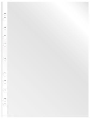 Папка-вкладыш Бюрократ СуперЛюкс -060GSLUX глянцевые A4+ 60мкм (упак.:100шт)