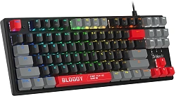 Клавиатура A4Tech S310N механическая черный/красный USB Multimedia for gamer