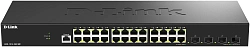 Коммутатор D-Link DGS-1210-28X/ME/C1A 24x1Гбит/с 4SFP+ управляемый