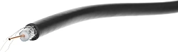 Кабель коаксиальный Hyperline COAX-RG6-100 RG-6 FTP PVC внутренний 100м черный