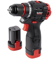 Дрель-шуруповерт Elitech CD 16L2 (E2201.039.01) 32Вт аккум. патрон:быстрозажимной (кейс в комплекте) (205715)