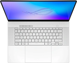 Ноутбук Asus ROG Zephyrus G16 GU606AX-TB092W Core Ultra 9 386H 32Gb SSD1Tb NVIDIA GeForce RTX 5090 24Gb 16" OLED 2.5K (2560x1600) Windows 11 Home white WiFi BT Cam Bag (90NR0PE1-M004U0)