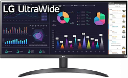 Монитор LG 29" UltraWide 29WQ500-B черный IPS LED 21:9 HDMI матовая 1000:1 250cd 178гр/178гр 2560x1080 100Hz FreeSync DP FHD 4.5кг
