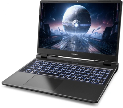 Ноутбук Сolorful Evol P15 24 Core i5 12500H 16Gb SSD512Gb NVIDIA GeForce RTX4050 6Gb 15.6" IPS FHD (1920x1080) без ОС grey WiFi BT Cam (A10205400051)