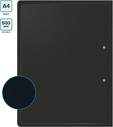 Папка метал.зажим Silwerhof Eco SE-04CBLK A4 пластик 0.5мм черный