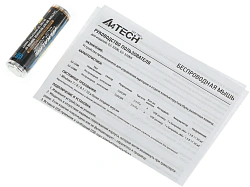 Мышь A4Tech G3-330NS черный оптическая 1200dpi silent беспров. USB 3but