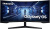 Монитор Samsung 34" Odyssey G5 C34G55TWWI черный VA LED 1ms 21:9 HDMI матовая 250cd 178гр/178гр 3440x1440 165Hz DP UW 5.6кг