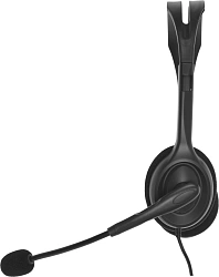 Наушники с микрофоном Logitech H110 серый 1.8м накладные оголовье (981-000271)