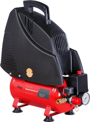 Компрессор поршневой Fubag Service Master Kit безмасляный 180л/мин 6л 1100Вт красный/черный